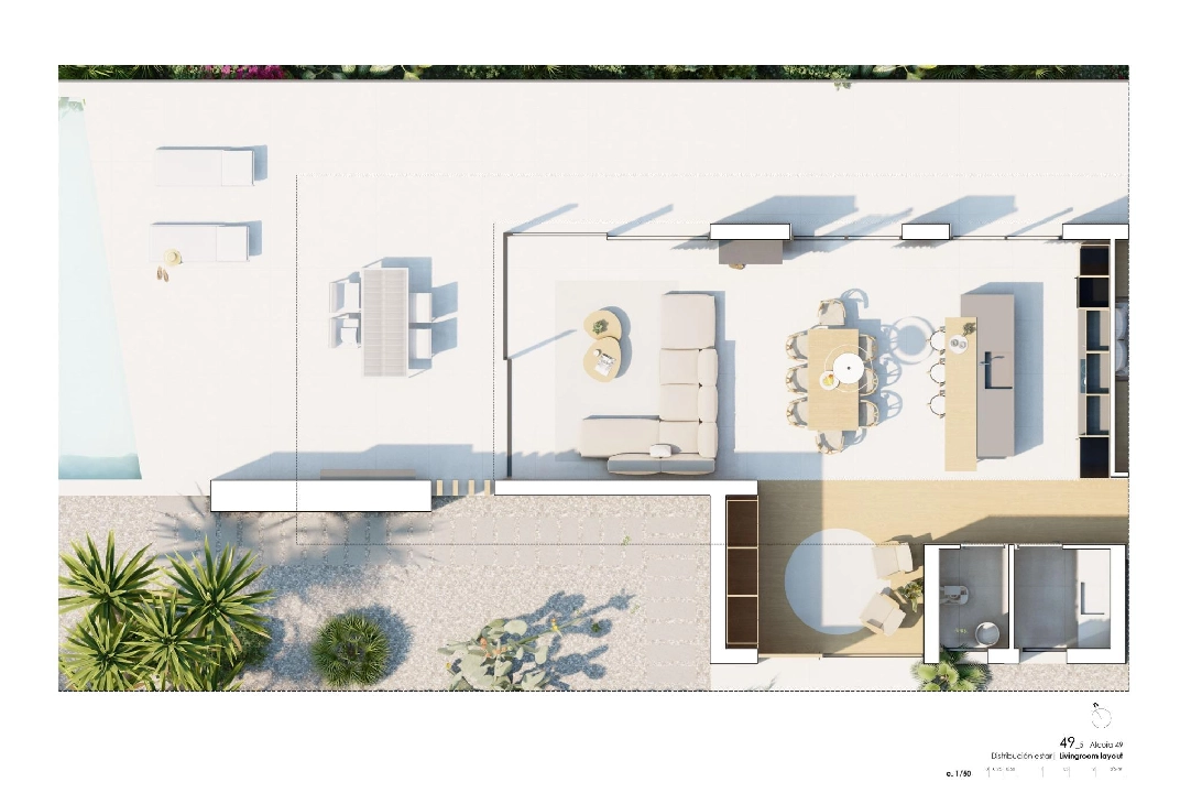 Villa in Denia(La Sella) te koop, woonoppervlakte 176 m², Airconditioning, grondstuk 1514 m², 3 slapkamer, 3 badkamer, Zwembad, ref.: AM-12128DA-3700-19