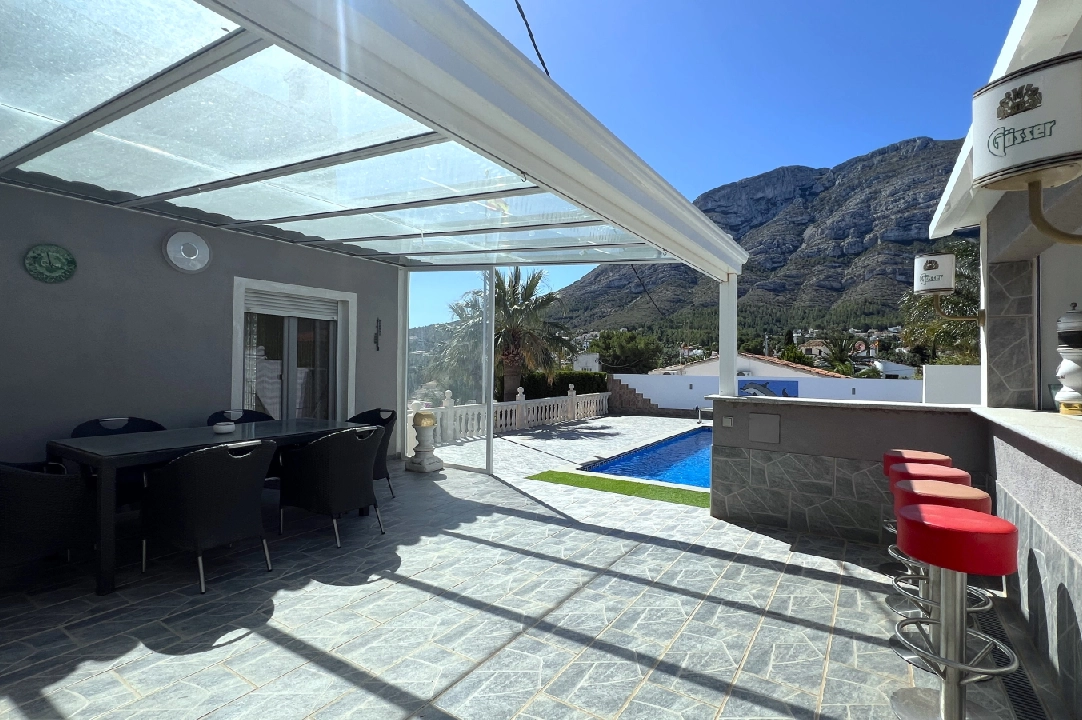 Villa in Denia voor vakantie, woonoppervlakte 166 m², Bouwjaar 1978, + Oven, Airconditioning, grondstuk 802 m², 2 slapkamer, 2 badkamer, Zwembad, ref.: T-0224-17