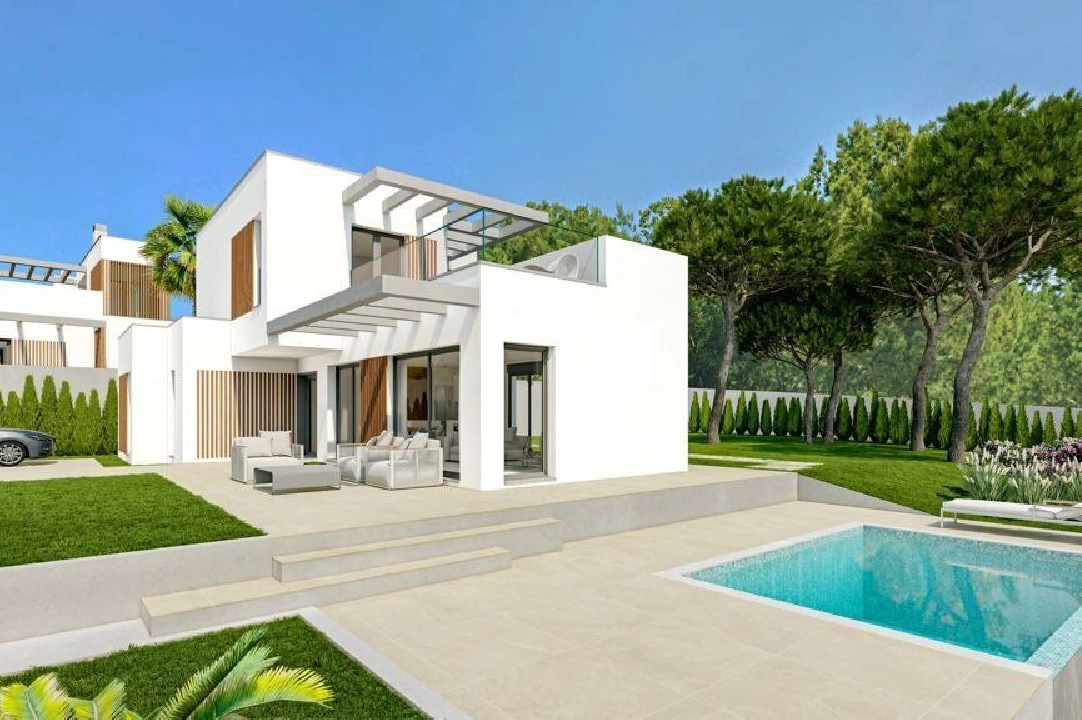 Villa in Finestrat(Finestrat) te koop, woonoppervlakte 151 m², Airconditioning, grondstuk 409 m², 3 slapkamer, 2 badkamer, Zwembad, ref.: AM-1107DA-3700-1