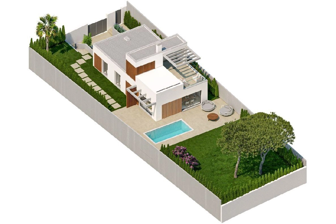 Villa in Finestrat(Finestrat) te koop, woonoppervlakte 151 m², Airconditioning, grondstuk 409 m², 3 slapkamer, 2 badkamer, Zwembad, ref.: AM-1107DA-3700-11