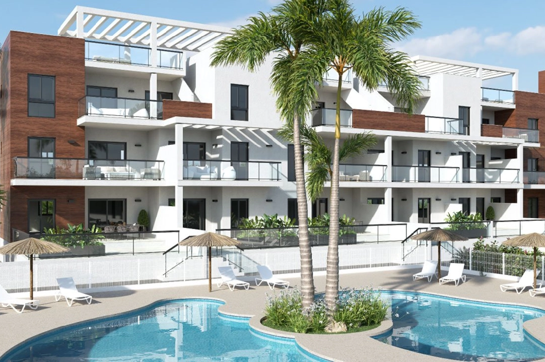Penthouse Apartment in Torre de la Horadada te koop, woonoppervlakte 155 m², Staat Eerste bewoning, 3 slapkamer, 2 badkamer, Zwembad, ref.: HA-THN-306-A04-7