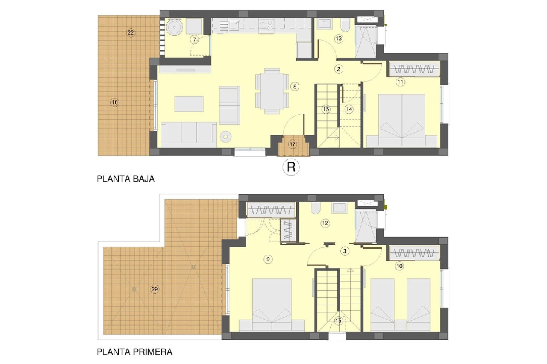 Villa in Busot te koop, woonoppervlakte 137 m², Staat Eerste bewoning, 3 slapkamer, 2 badkamer, Zwembad, ref.: HA-BUN-122-E03-6