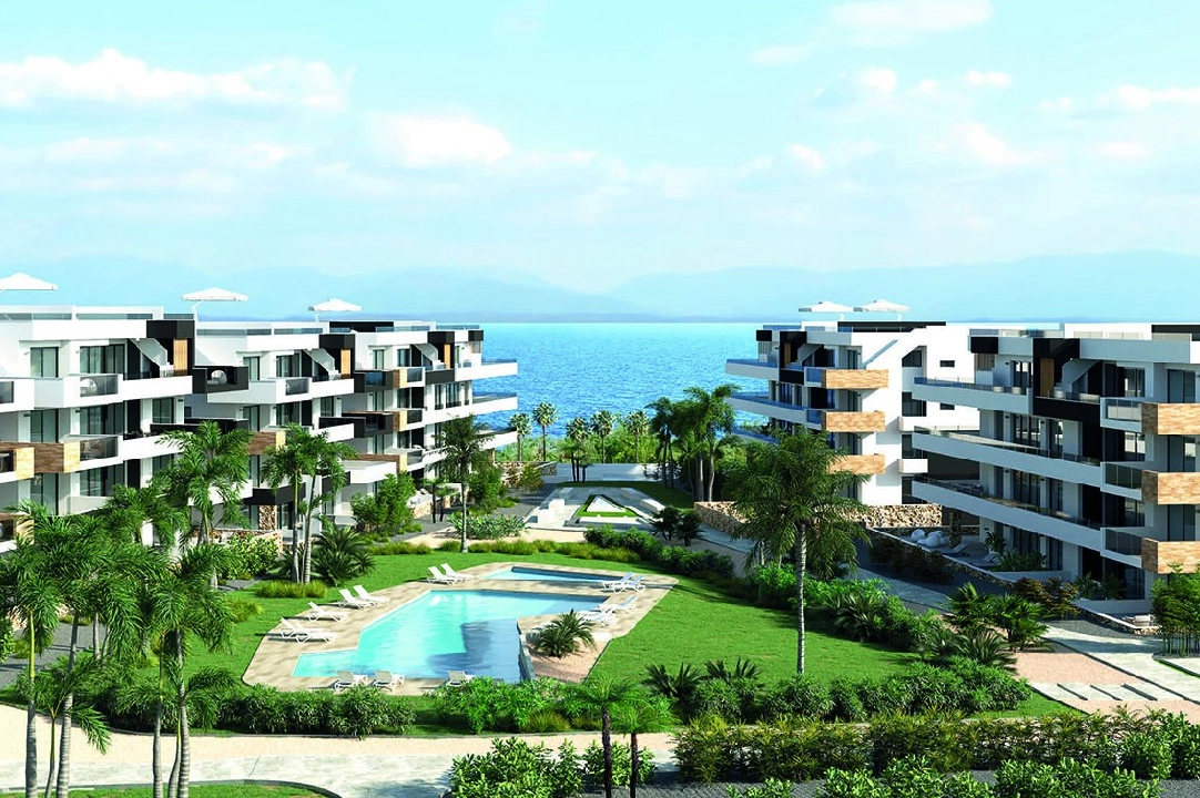 Etagen Apartment in Playa Flamenca te koop, woonoppervlakte 95 m², Staat Eerste bewoning, Airconditioning, 2 slapkamer, 2 badkamer, Zwembad, ref.: HA-PFN-130-A01-3
