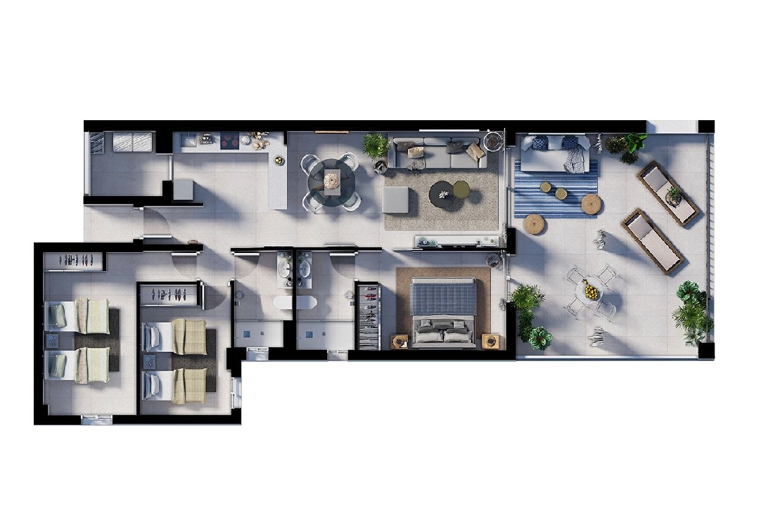 Erdgeschoss Apartment in Canyamel te koop, woonoppervlakte 139 m², Staat Eerste bewoning, Airconditioning, 3 slapkamer, 2 badkamer, Zwembad, ref.: HA-MLN-650-A05-21