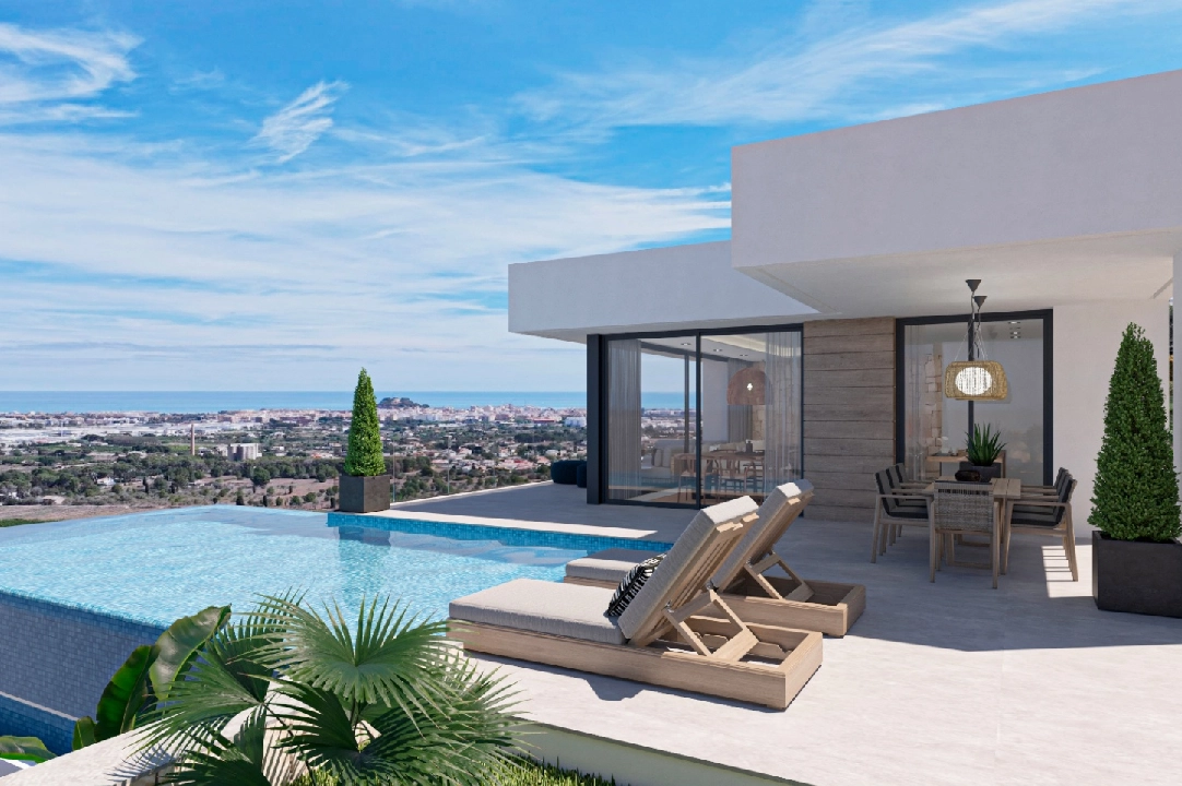 Villa in Denia te koop, woonoppervlakte 350 m², Airconditioning, grondstuk 1800 m², 3 slapkamer, 2 badkamer, Zwembad, ref.: UM-UV-MAIA-15