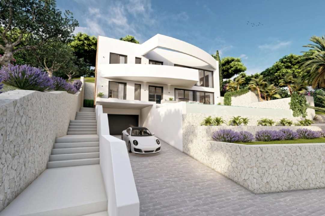 Villa in Altea te koop, woonoppervlakte 540 m², Bouwjaar 2024, Airconditioning, grondstuk 1270 m², 4 slapkamer, 4 badkamer, Zwembad, ref.: BI-AL.H-031-16