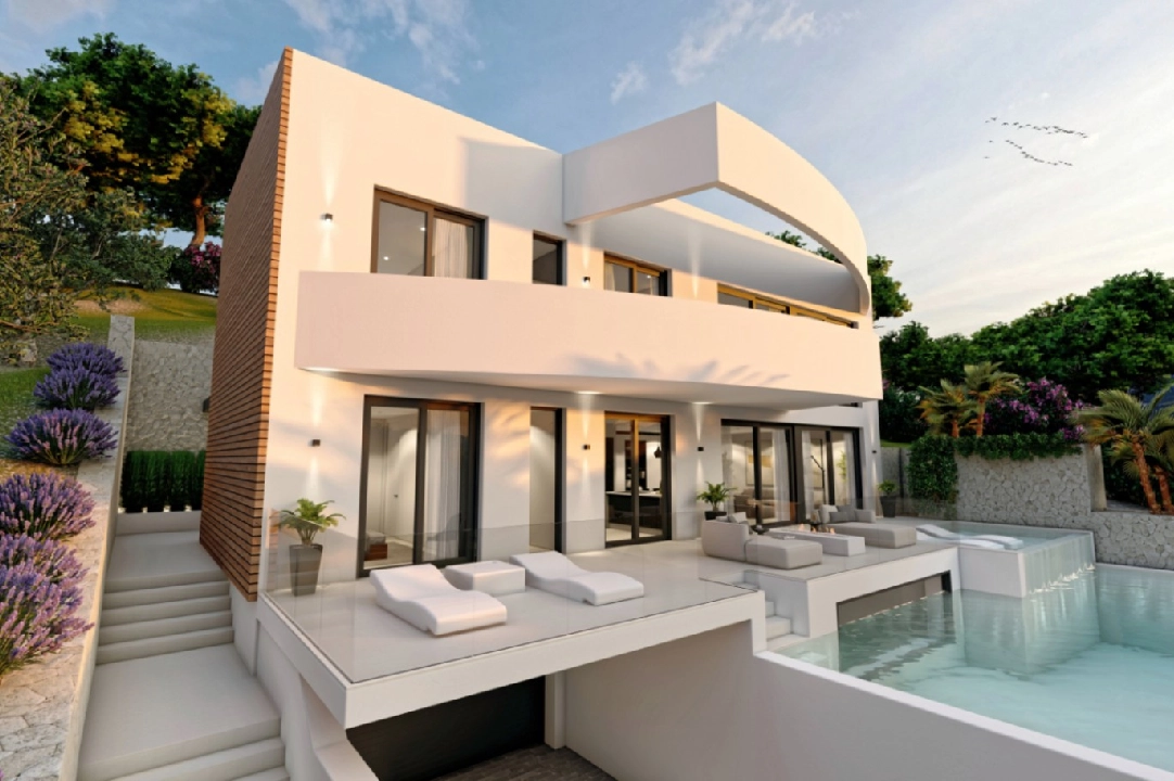 Villa in Altea te koop, woonoppervlakte 540 m², Bouwjaar 2024, Airconditioning, grondstuk 1270 m², 4 slapkamer, 4 badkamer, Zwembad, ref.: BI-AL.H-031-20