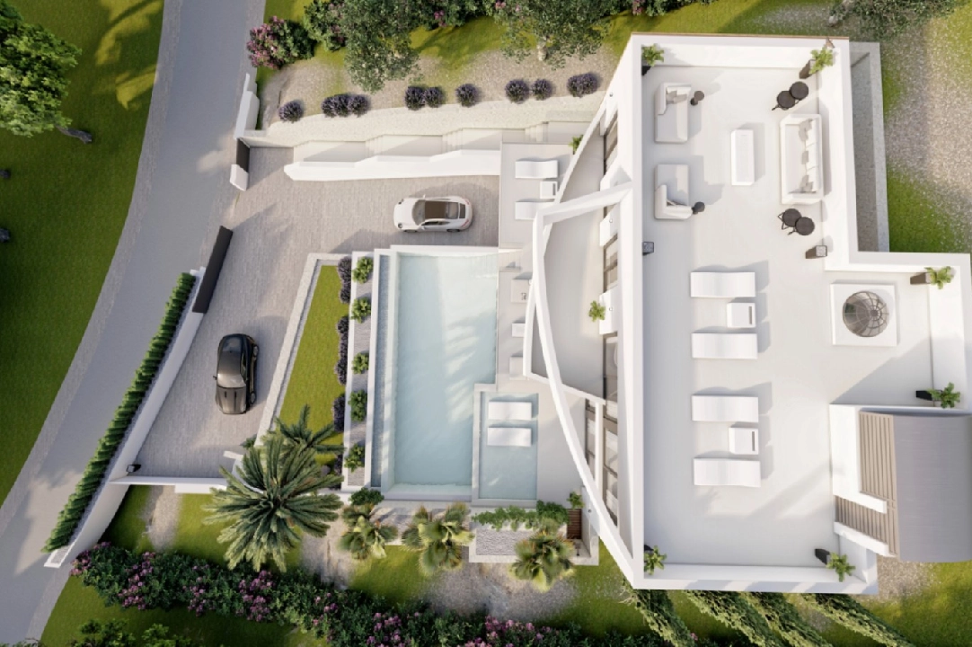 Villa in Altea te koop, woonoppervlakte 540 m², Bouwjaar 2024, Airconditioning, grondstuk 1270 m², 4 slapkamer, 4 badkamer, Zwembad, ref.: BI-AL.H-031-3