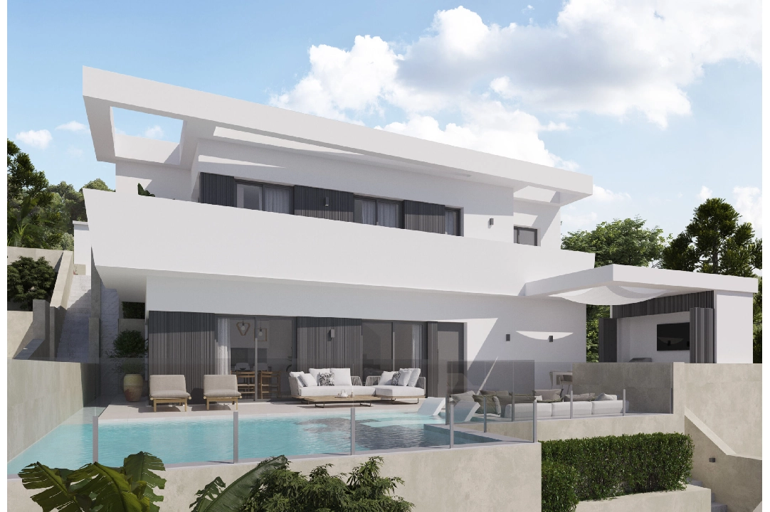 Villa in Moraira(Paichi) te koop, woonoppervlakte 282 m², Airconditioning, grondstuk 450 m², 4 slapkamer, 4 badkamer, ref.: BP-4372MOR-2