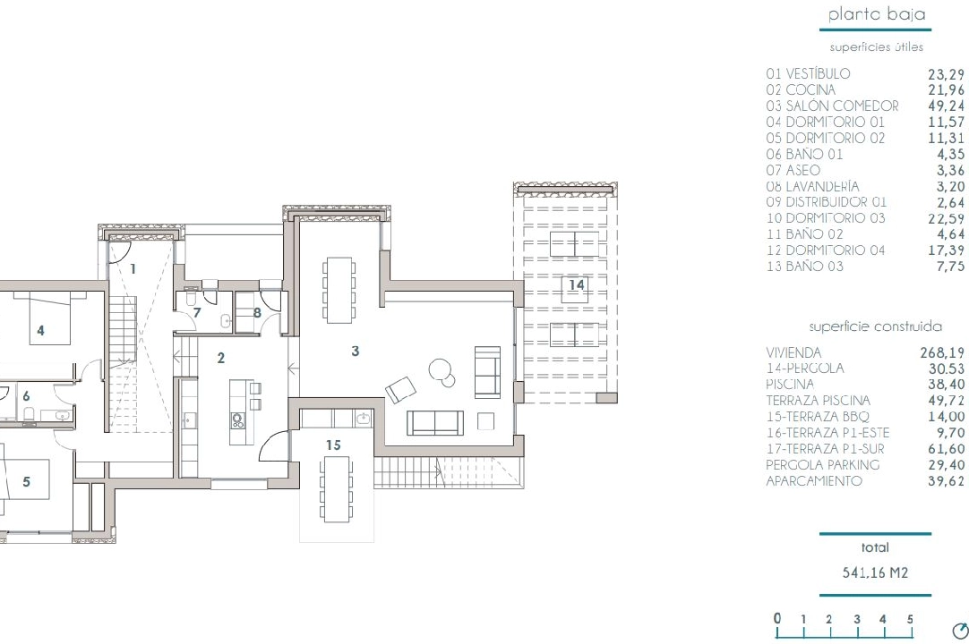 Villa in Moraira te koop, woonoppervlakte 268 m², Airconditioning, grondstuk 800 m², 4 slapkamer, 3 badkamer, Zwembad, ref.: BI-MT.H-793-12