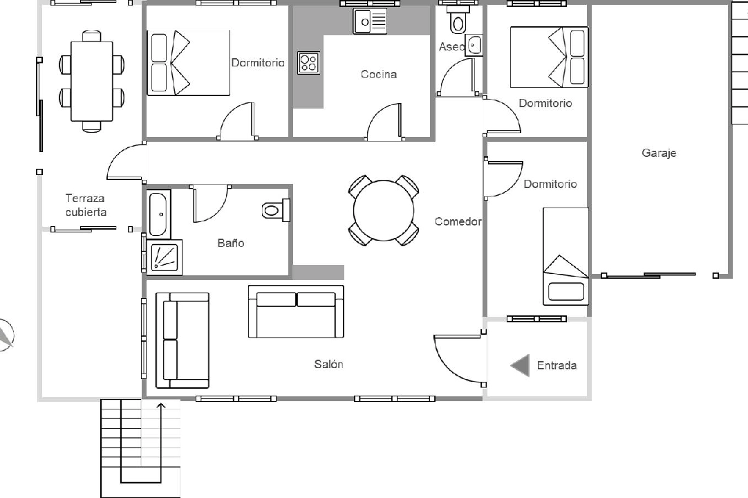 Villa in Els Poblets te koop, woonoppervlakte 186 m², Bouwjaar 1979, + Centrale verwarming, Airconditioning, grondstuk 515 m², 4 slapkamer, 2 badkamer, Zwembad, ref.: O-V88714D-23