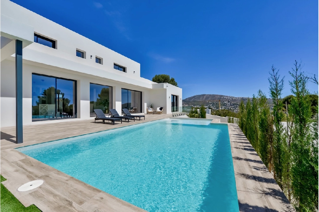 Villa in Moraira(La Sabatera) te koop, woonoppervlakte 259 m², Airconditioning, grondstuk 811 m², 4 slapkamer, 3 badkamer, Zwembad, ref.: CA-H-1766-AMBI-2