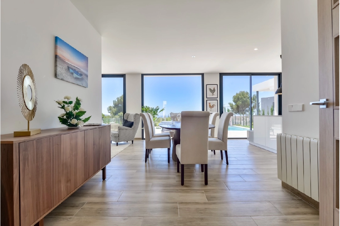 Villa in Moraira(La Sabatera) te koop, woonoppervlakte 259 m², Airconditioning, grondstuk 811 m², 4 slapkamer, 3 badkamer, Zwembad, ref.: CA-H-1766-AMBI-3