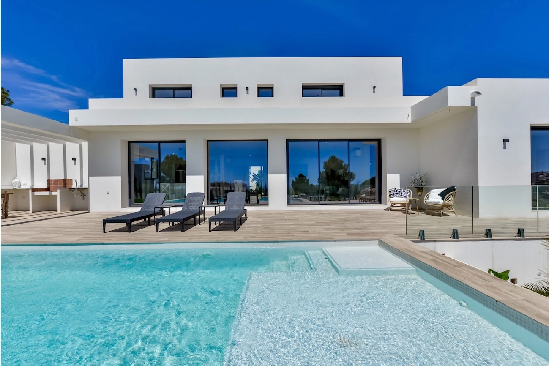 Villa in Moraira(La Sabatera) te koop, woonoppervlakte 259 m², Airconditioning, grondstuk 811 m², 4 slapkamer, 3 badkamer, Zwembad, ref.: CA-H-1766-AMBI-42