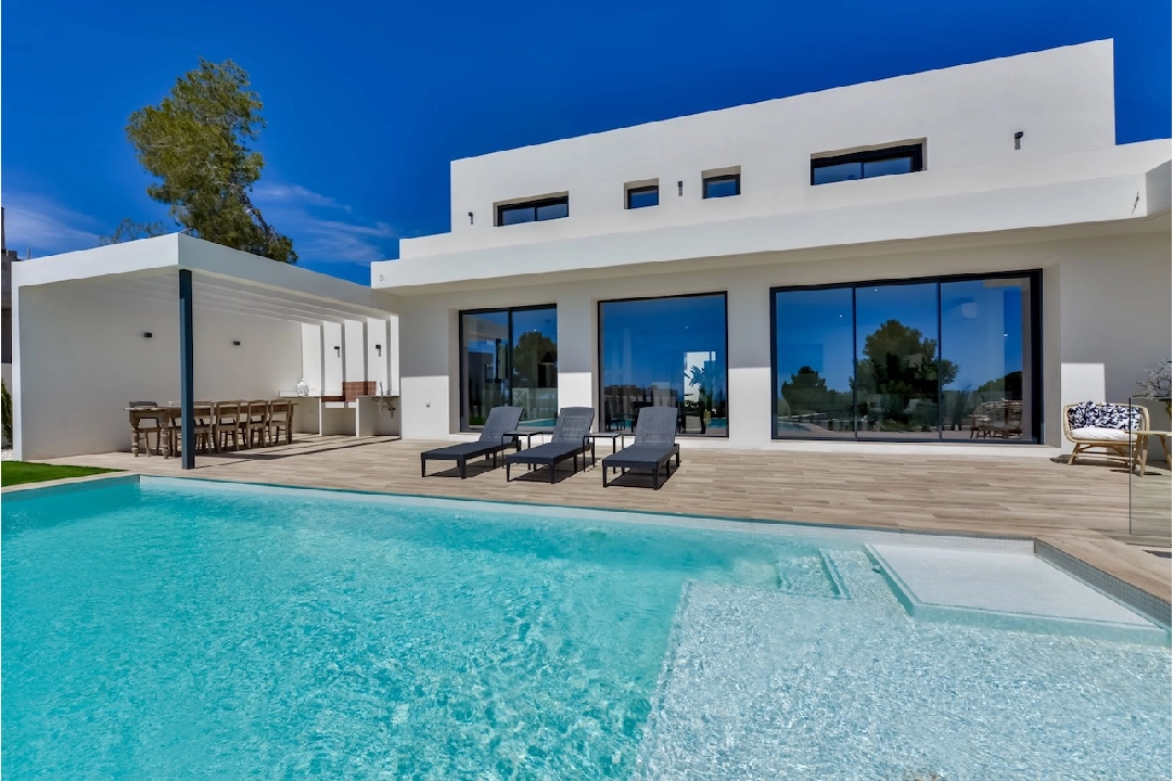 Villa in Moraira(La Sabatera) te koop, woonoppervlakte 259 m², Airconditioning, grondstuk 811 m², 4 slapkamer, 3 badkamer, Zwembad, ref.: CA-H-1766-AMBI-43