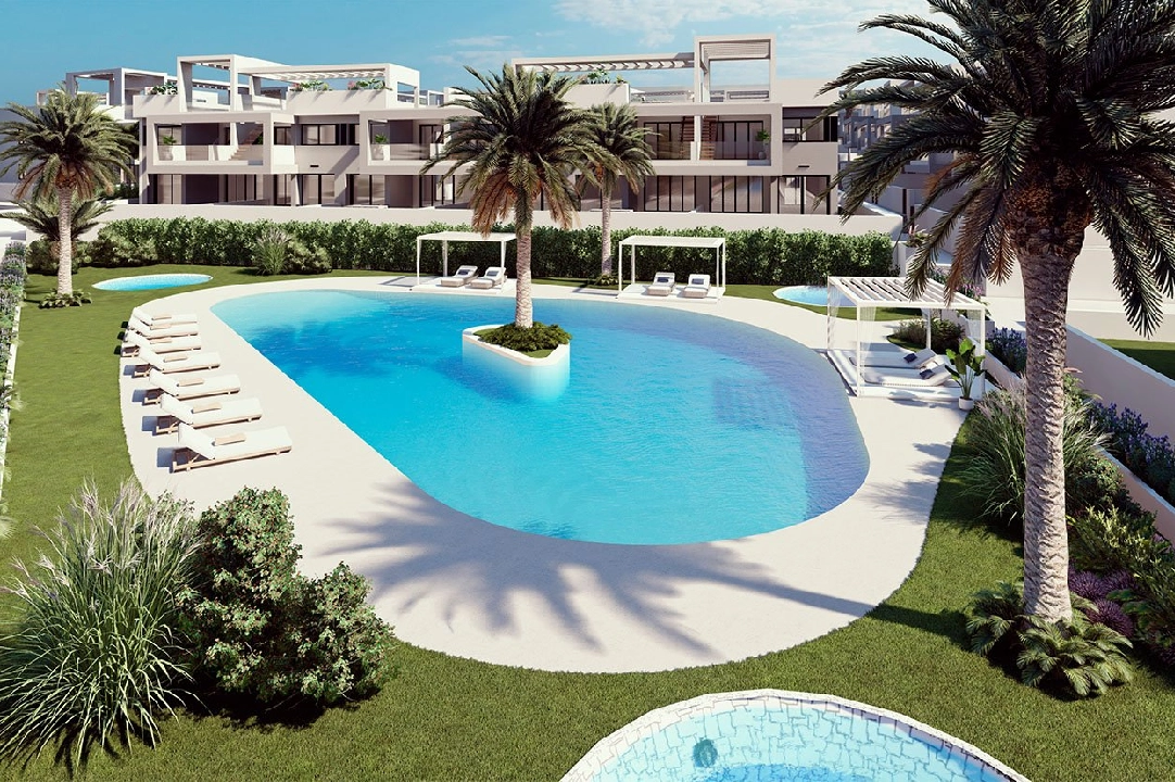 Penthouse Apartment in Torrevieja te koop, woonoppervlakte 179 m², Staat Eerste bewoning, 2 slapkamer, 2 badkamer, Zwembad, ref.: HA-TON-221-A02-19