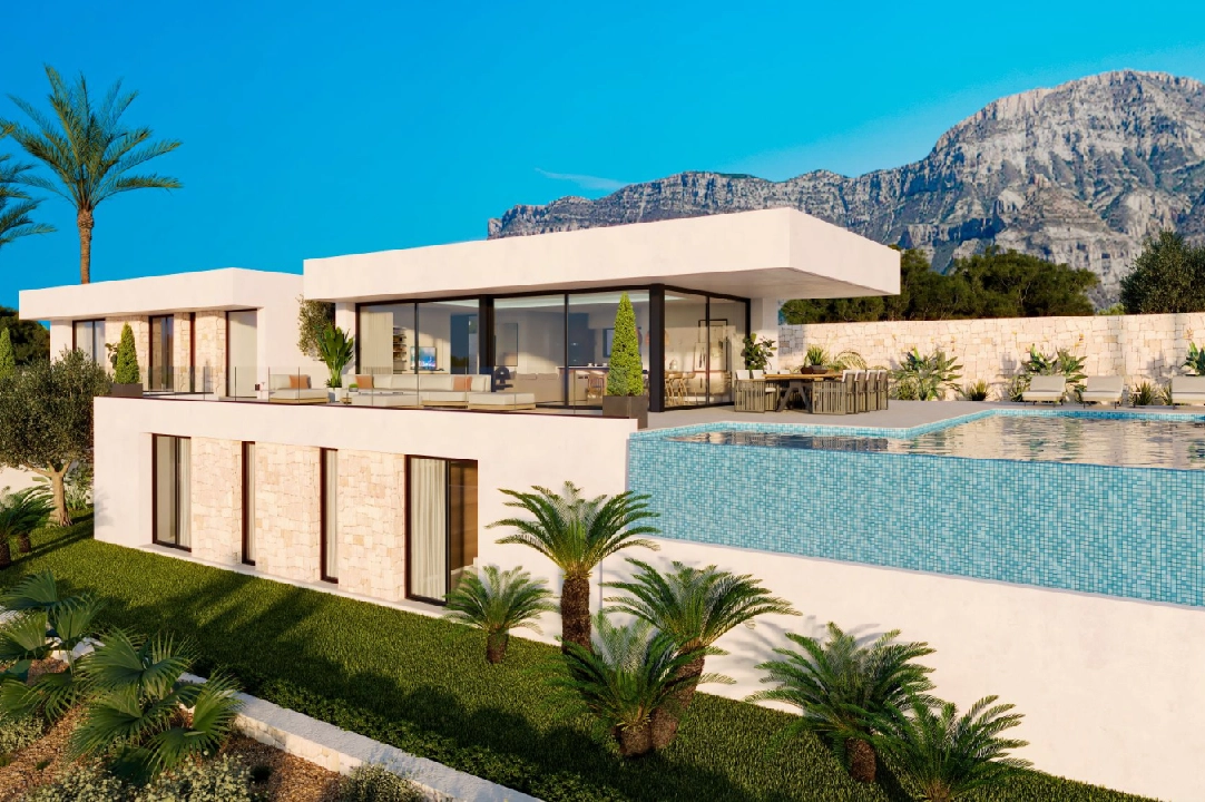 Villa in Denia(San Juan) te koop, woonoppervlakte 322 m², Bouwjaar 2026, + Centrale verwarming, Airconditioning, grondstuk 1600 m², 4 slapkamer, 4 badkamer, Zwembad, ref.: AS-0524-3