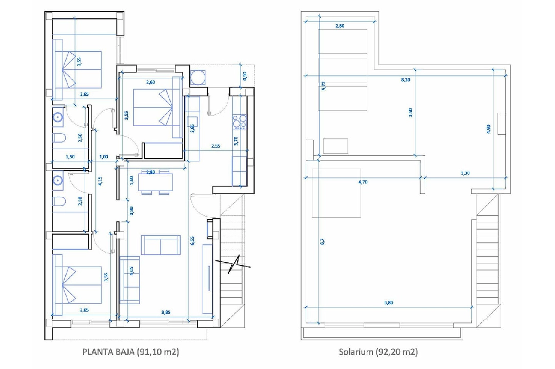 Villa in Ciudad Quesada te koop, woonoppervlakte 183 m², Staat Eerste bewoning, Airconditioning, grondstuk 185 m², 3 slapkamer, 2 badkamer, Zwembad, ref.: HA-CQN-111-E01-12