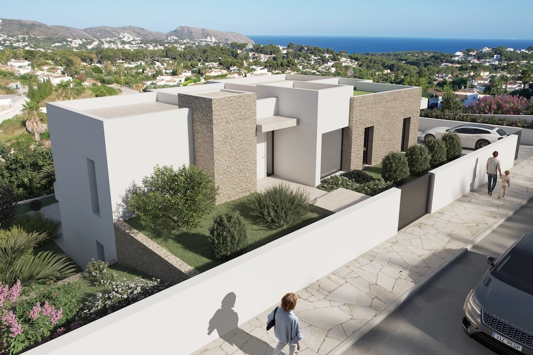 Villa in Moraira(La Sabatera) te koop, woonoppervlakte 185 m², Airconditioning, grondstuk 801 m², 4 slapkamer, 4 badkamer, Zwembad, ref.: CA-H-1786-AMB-6