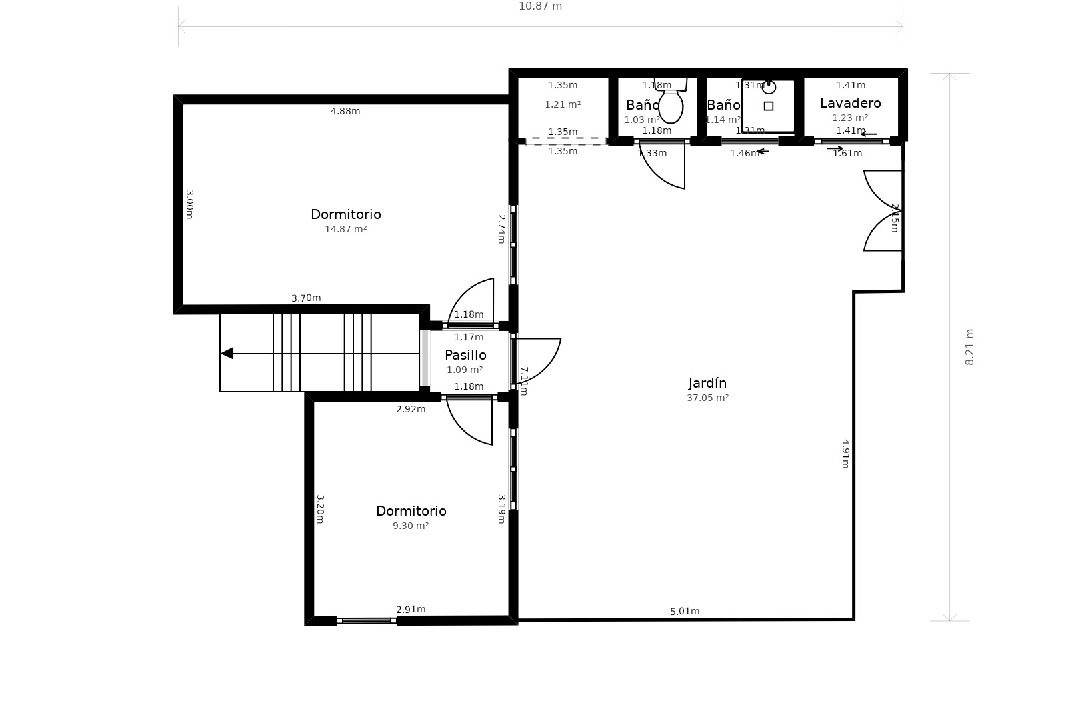 Apartment in Moraira(Moraira Centre) te koop, woonoppervlakte 110 m², grondstuk 440 m², 4 slapkamer, 1 badkamer, ref.: CA-A-1789-AMBE-32