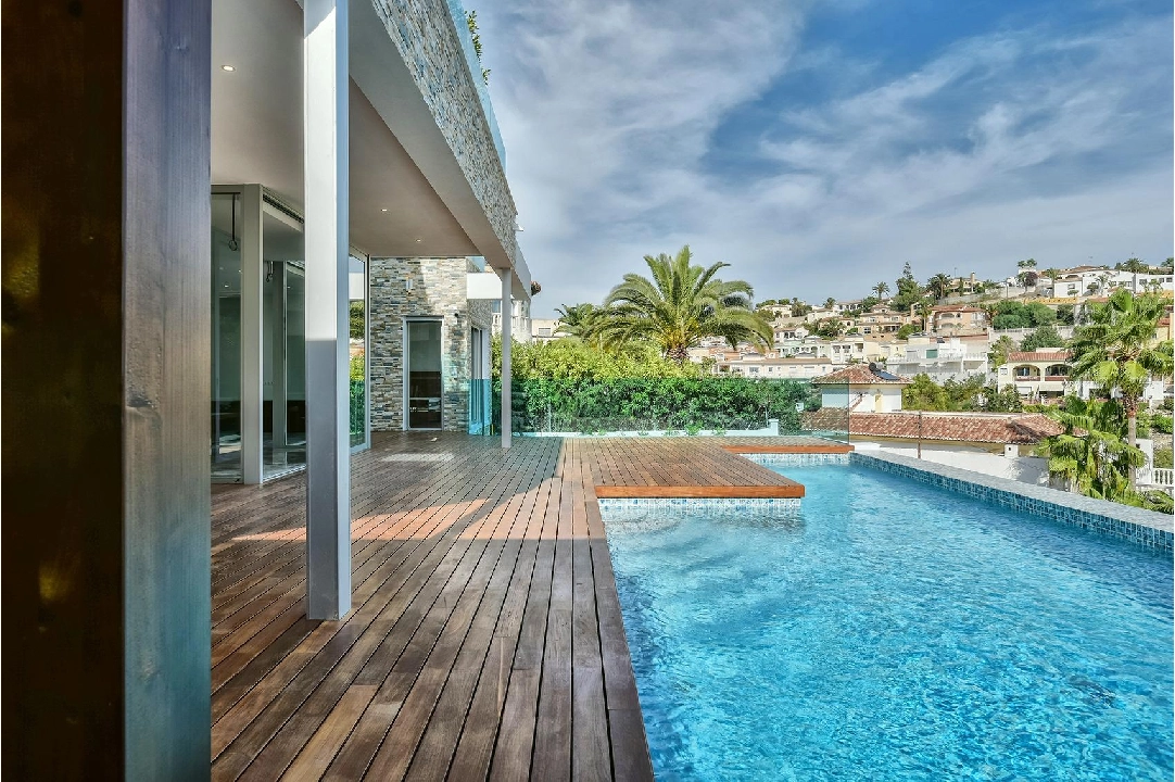 Villa in Calpe(La Canuta) te koop, woonoppervlakte 287 m², Airconditioning, grondstuk 900 m², 3 slapkamer, 5 badkamer, Zwembad, ref.: COB-2669-10535-32