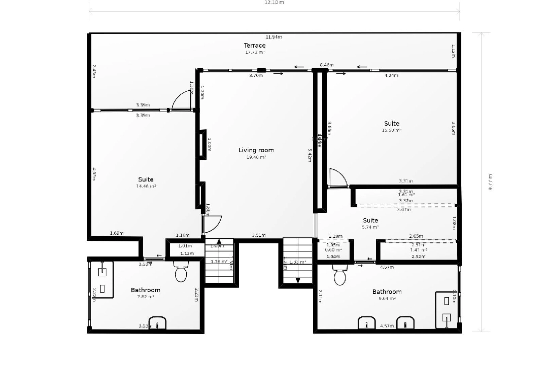 Villa in Altea(Mascarat) te koop, woonoppervlakte 296 m², Airconditioning, grondstuk 823 m², 2 slapkamer, 2 badkamer, Zwembad, ref.: COB-3319-10535-25