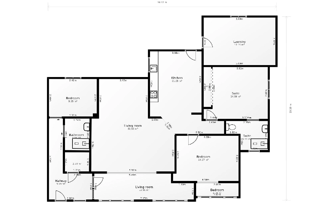 Villa in Calpe(Pla roig) te koop, woonoppervlakte 145 m², Airconditioning, grondstuk 800 m², 3 slapkamer, 2 badkamer, Zwembad, ref.: COB-3377-10535-48