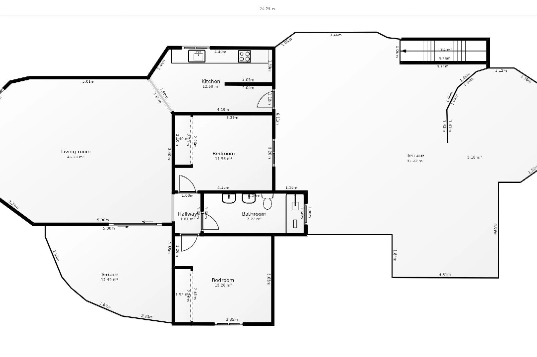 Villa in Benissa(San Jaime) te koop, woonoppervlakte 240 m², Airconditioning, 6 slapkamer, 3 badkamer, Zwembad, ref.: COB-3449-10535-40