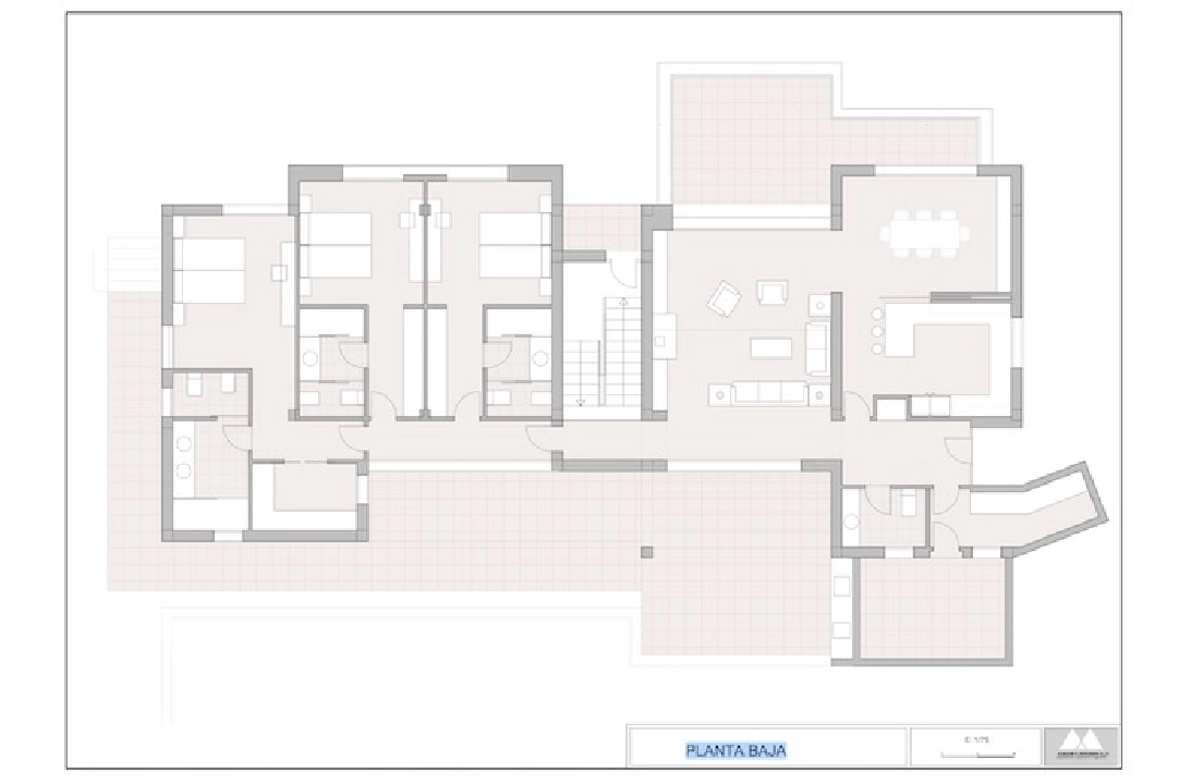 Villa in Javea(Residencial Cansalades) te koop, woonoppervlakte 290 m², Airconditioning, grondstuk 1520 m², 4 slapkamer, 4 badkamer, Zwembad, ref.: CA-H-1798-AMBI-5