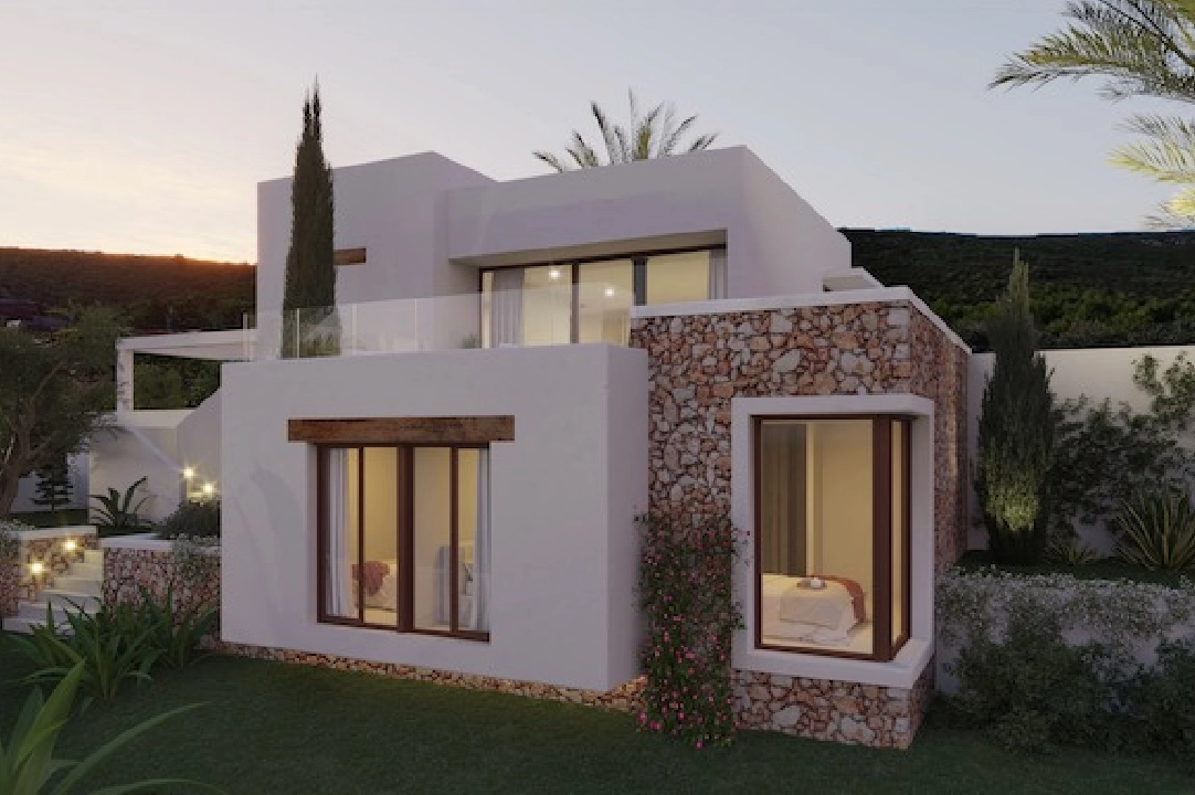 Villa in Javea(Villes del vent) te koop, woonoppervlakte 170 m², Airconditioning, grondstuk 1000 m², 3 slapkamer, 2 badkamer, Zwembad, ref.: CA-H-1799-AMBI-4