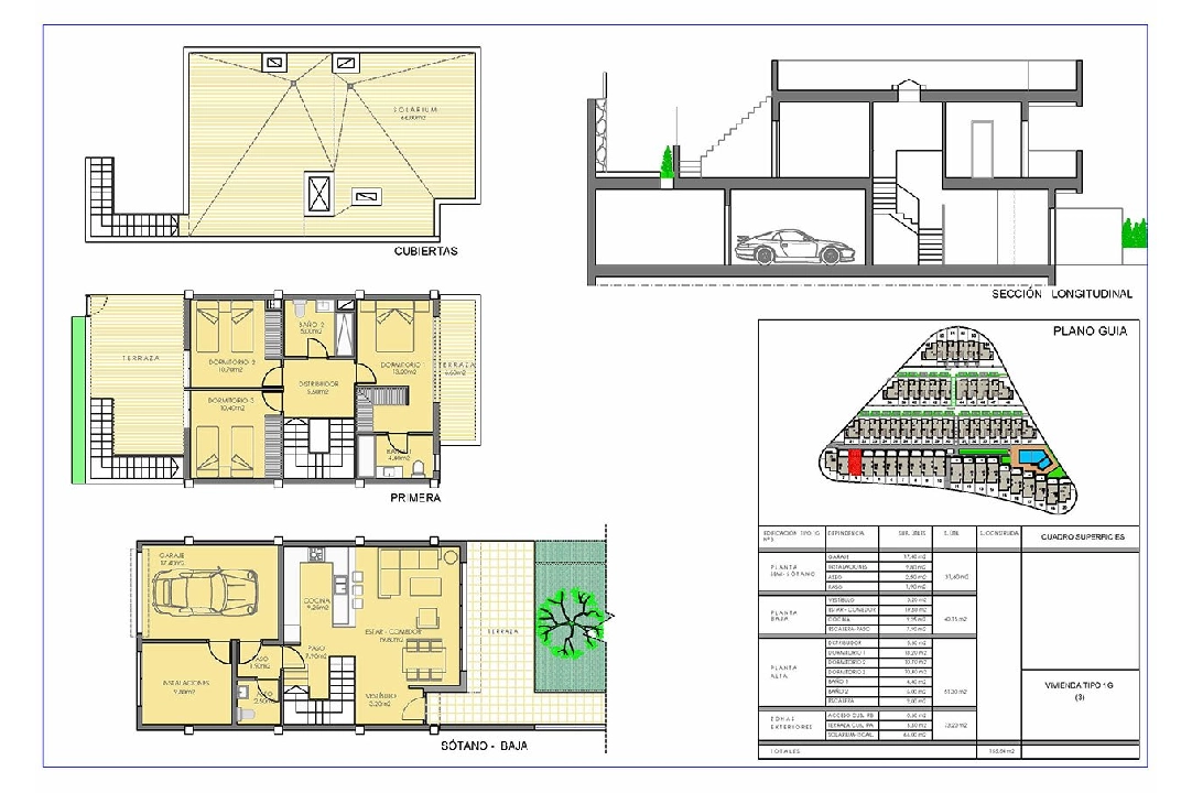 Reihenhaus in Orito te koop, woonoppervlakte 218 m², Staat Eerste bewoning, 3 slapkamer, 2 badkamer, Zwembad, ref.: HA-OTN-110-R01-10