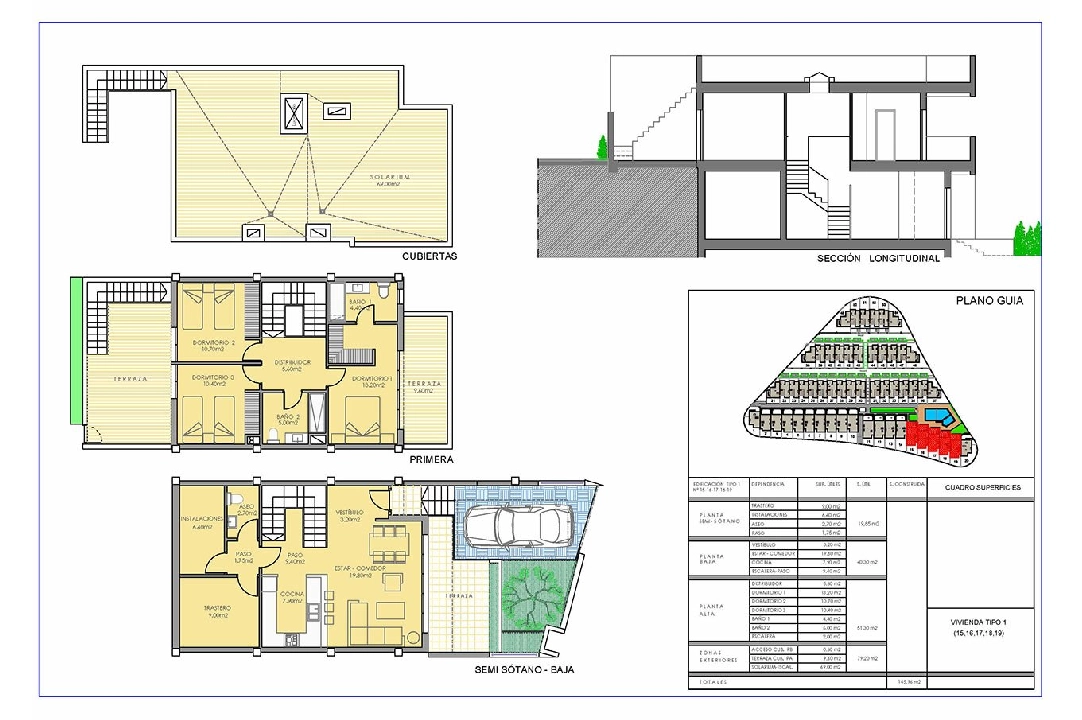 Reihenhaus in Orito te koop, woonoppervlakte 182 m², Staat Eerste bewoning, 3 slapkamer, 2 badkamer, Zwembad, ref.: HA-OTN-110-R02-7