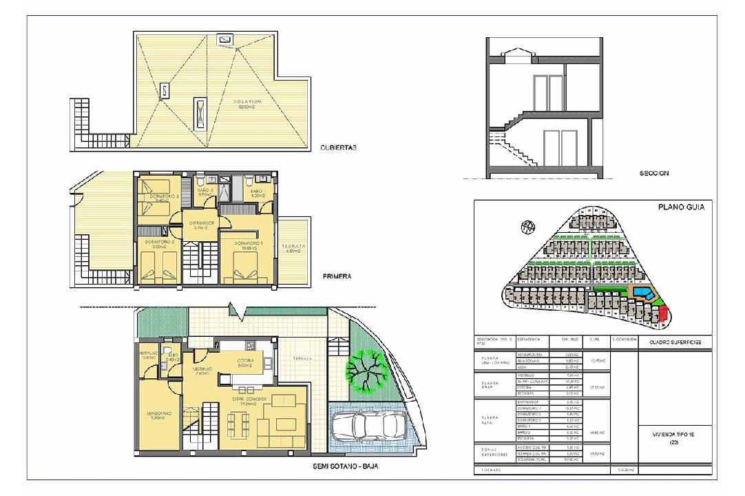 Reihenhaus in Orito te koop, woonoppervlakte 182 m², Staat Eerste bewoning, 3 slapkamer, 2 badkamer, Zwembad, ref.: HA-OTN-110-R02-8