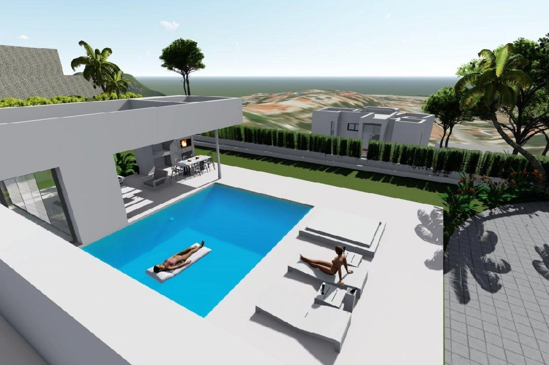 Villa in Calpe te koop, woonoppervlakte 370 m², Bouwjaar 2019, Airconditioning, grondstuk 1252 m², 4 slapkamer, 4 badkamer, Zwembad, ref.: AM-11348DA-5