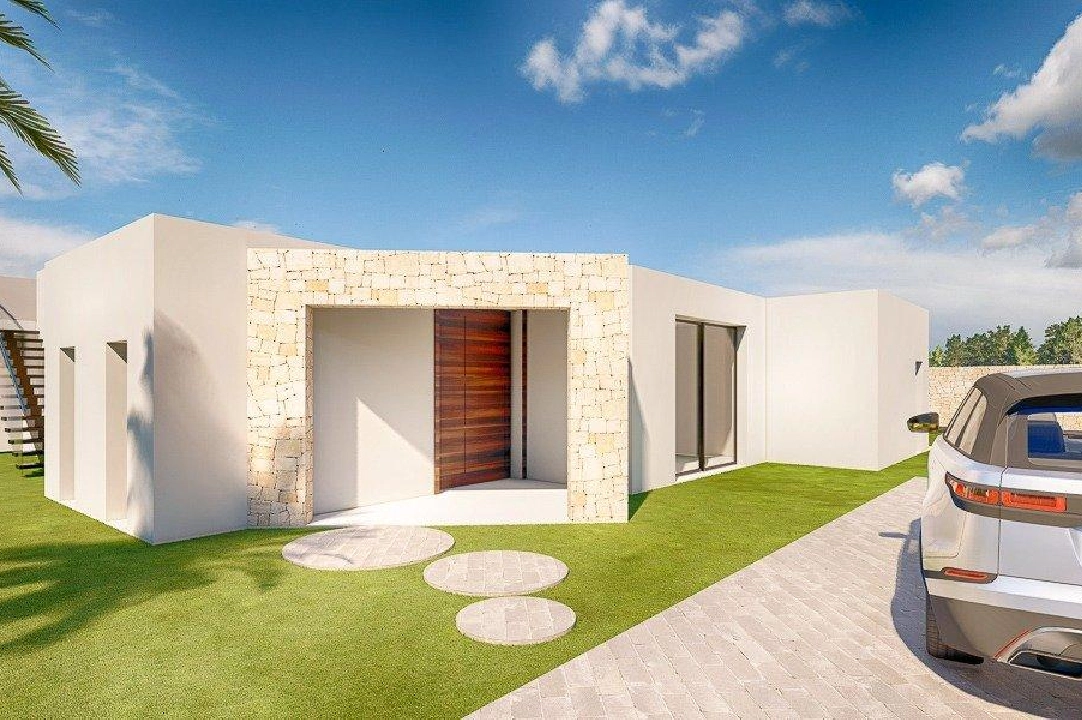 Villa in Benissa te koop, woonoppervlakte 164 m², Bouwjaar 2021, Airconditioning, grondstuk 1001 m², 3 slapkamer, 2 badkamer, Zwembad, ref.: AM-11607DA-3