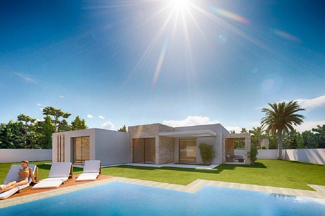 Villa in Benissa te koop, woonoppervlakte 164 m², Bouwjaar 2021, Airconditioning, grondstuk 1001 m², 3 slapkamer, 2 badkamer, Zwembad, ref.: AM-11607DA-4