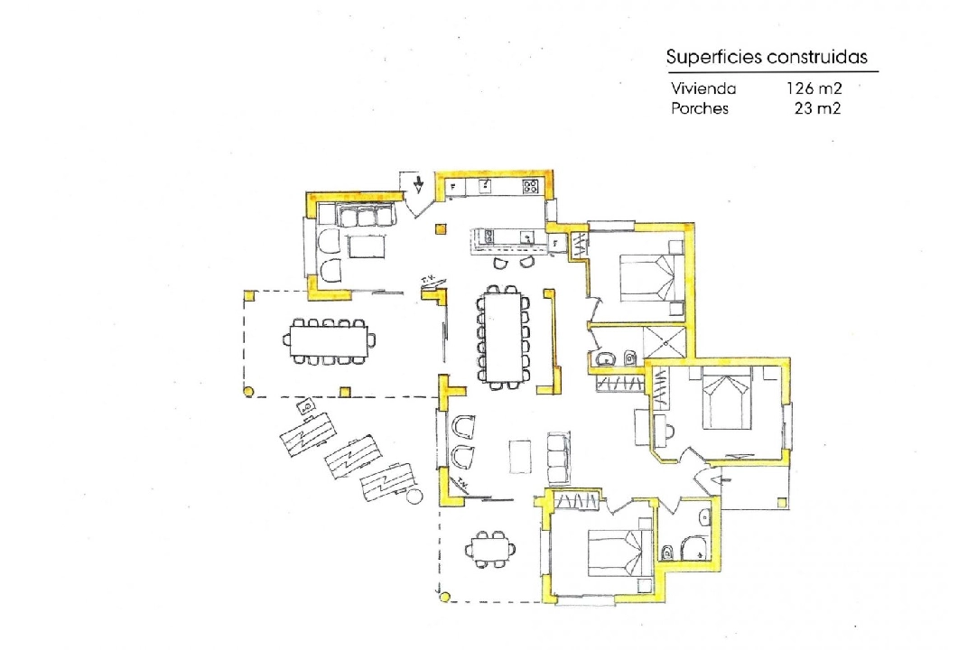 Apartment in Benitachell te koop, woonoppervlakte 411 m², Airconditioning, 9 slapkamer, 6 badkamer, Zwembad, ref.: AM-11746DR-42