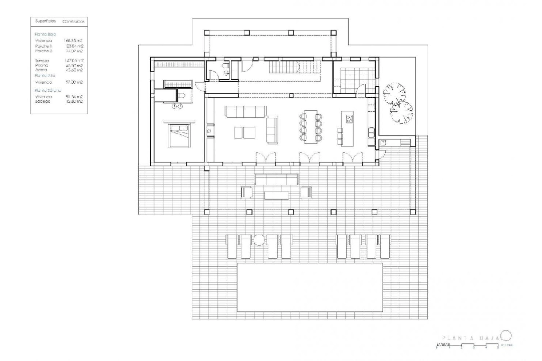 Villa in Moraira te koop, woonoppervlakte 699 m², Bouwjaar 2022, Airconditioning, grondstuk 13500 m², 4 slapkamer, 4 badkamer, Zwembad, ref.: AM-11734DA-8