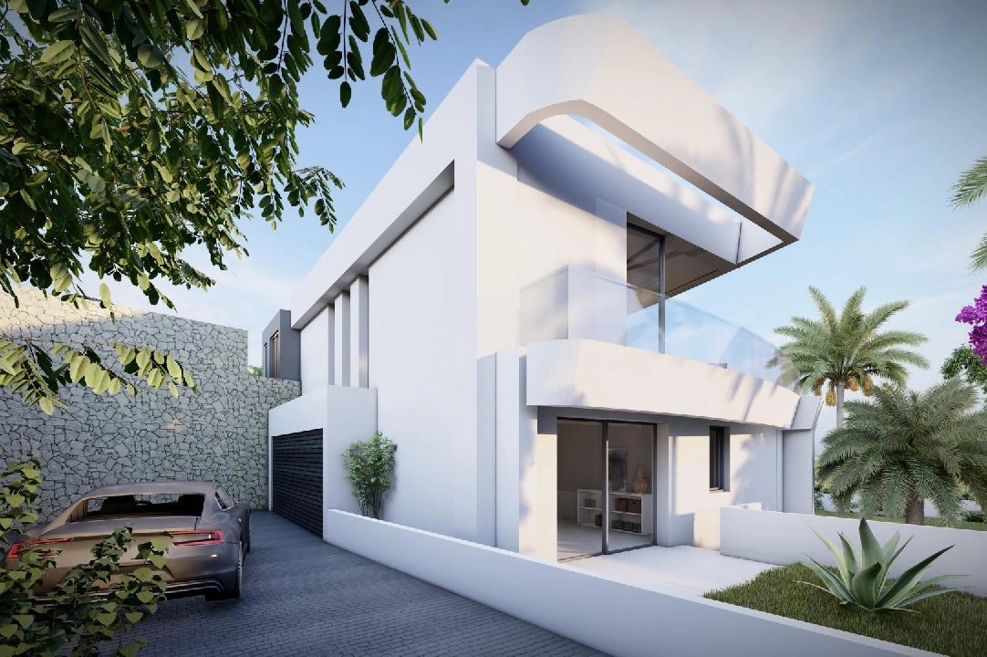 Villa in Calpe te koop, woonoppervlakte 273 m², Bouwjaar 2022, Airconditioning, grondstuk 805 m², 4 slapkamer, 4 badkamer, Zwembad, ref.: AM-11772DA-11