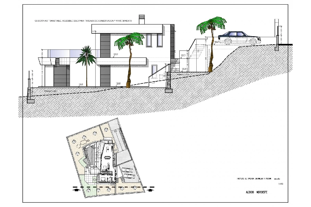 Villa in Calpe te koop, woonoppervlakte 273 m², Bouwjaar 2022, Airconditioning, grondstuk 805 m², 4 slapkamer, 4 badkamer, Zwembad, ref.: AM-11772DA-17