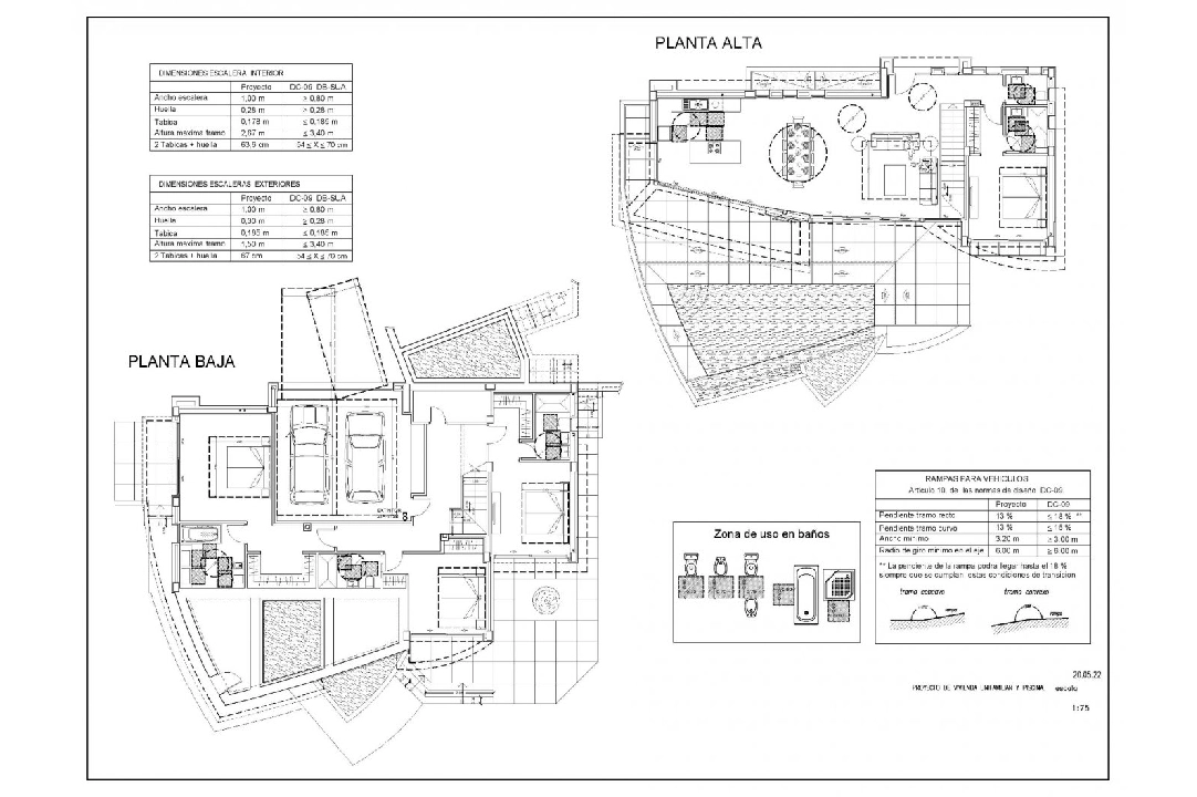 Villa in Calpe te koop, woonoppervlakte 273 m², Bouwjaar 2022, Airconditioning, grondstuk 805 m², 4 slapkamer, 4 badkamer, Zwembad, ref.: AM-11772DA-19