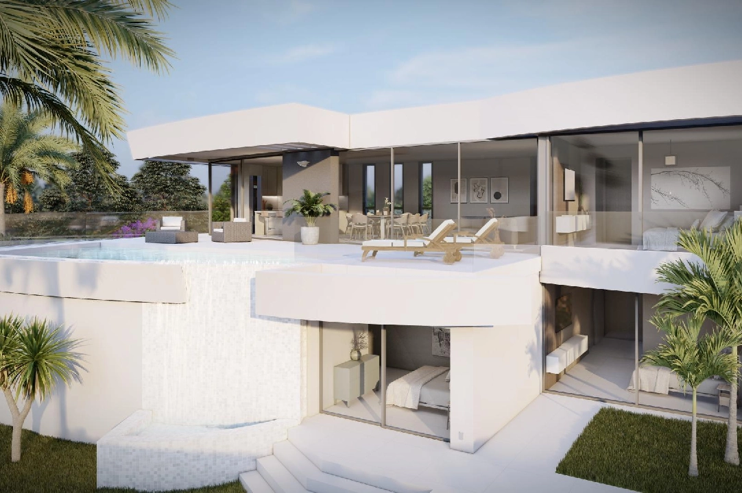 Villa in Calpe te koop, woonoppervlakte 273 m², Bouwjaar 2022, Airconditioning, grondstuk 805 m², 4 slapkamer, 4 badkamer, Zwembad, ref.: AM-11772DA-3