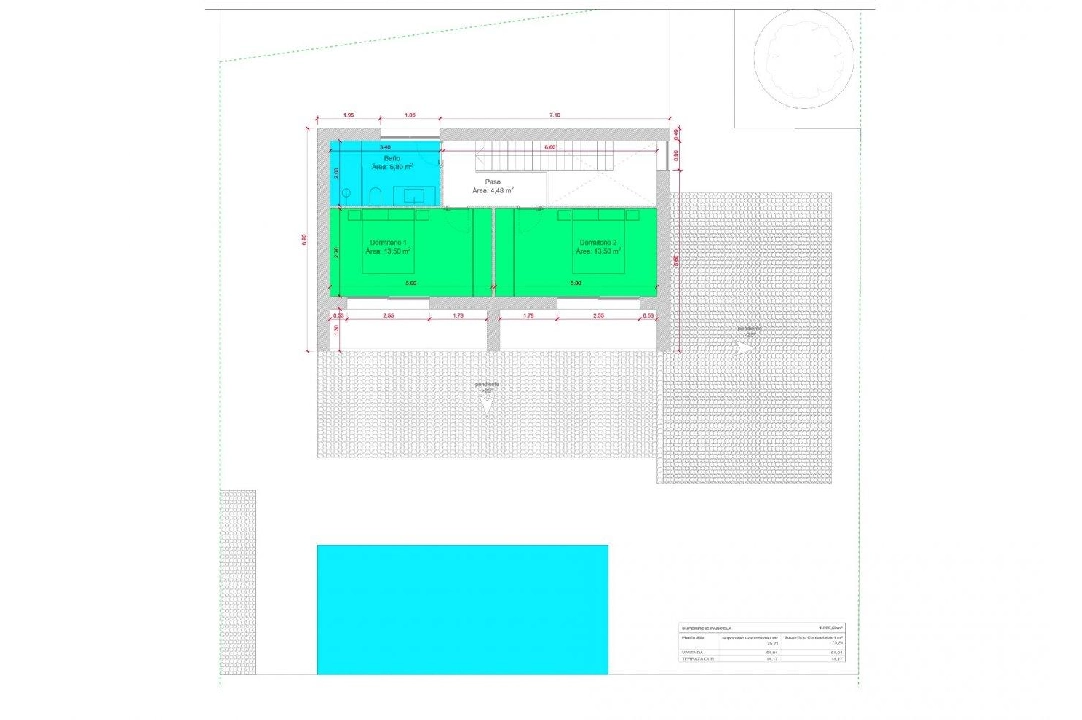 Villa in Javea te koop, woonoppervlakte 180 m², Bouwjaar 2023, Airconditioning, grondstuk 1005 m², 3 slapkamer, 2 badkamer, Zwembad, ref.: AM-11845DA-18