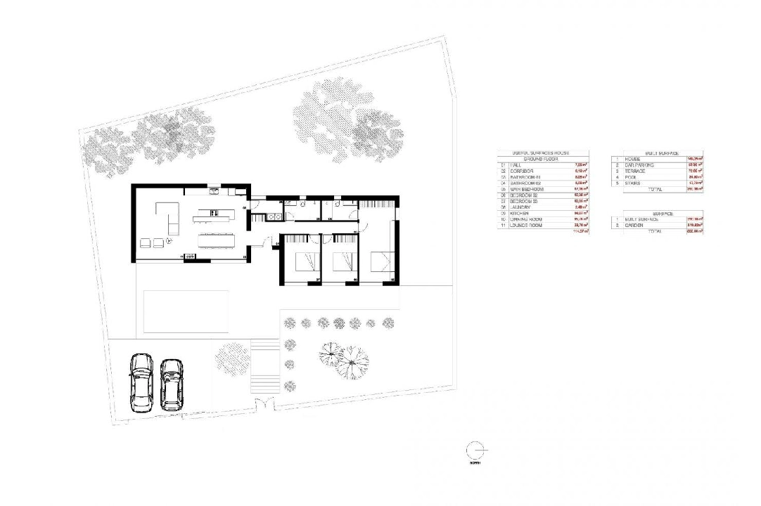 Villa in Moraira te koop, woonoppervlakte 149 m², Bouwjaar 2024, Airconditioning, grondstuk 800 m², 3 slapkamer, 2 badkamer, Zwembad, ref.: AM-11855DA-4