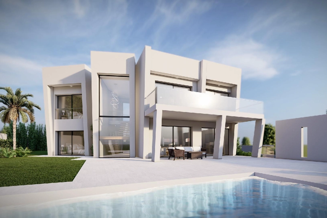 Villa in Moraira te koop, woonoppervlakte 365 m², Bouwjaar 2023, Airconditioning, grondstuk 967 m², 4 slapkamer, 4 badkamer, Zwembad, ref.: AM-11867DA-2