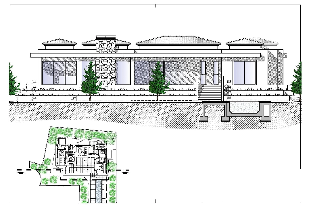 Villa in Javea te koop, woonoppervlakte 420 m², Bouwjaar 2023, Airconditioning, grondstuk 1741 m², 4 slapkamer, 5 badkamer, Zwembad, ref.: AM-12003DA-11