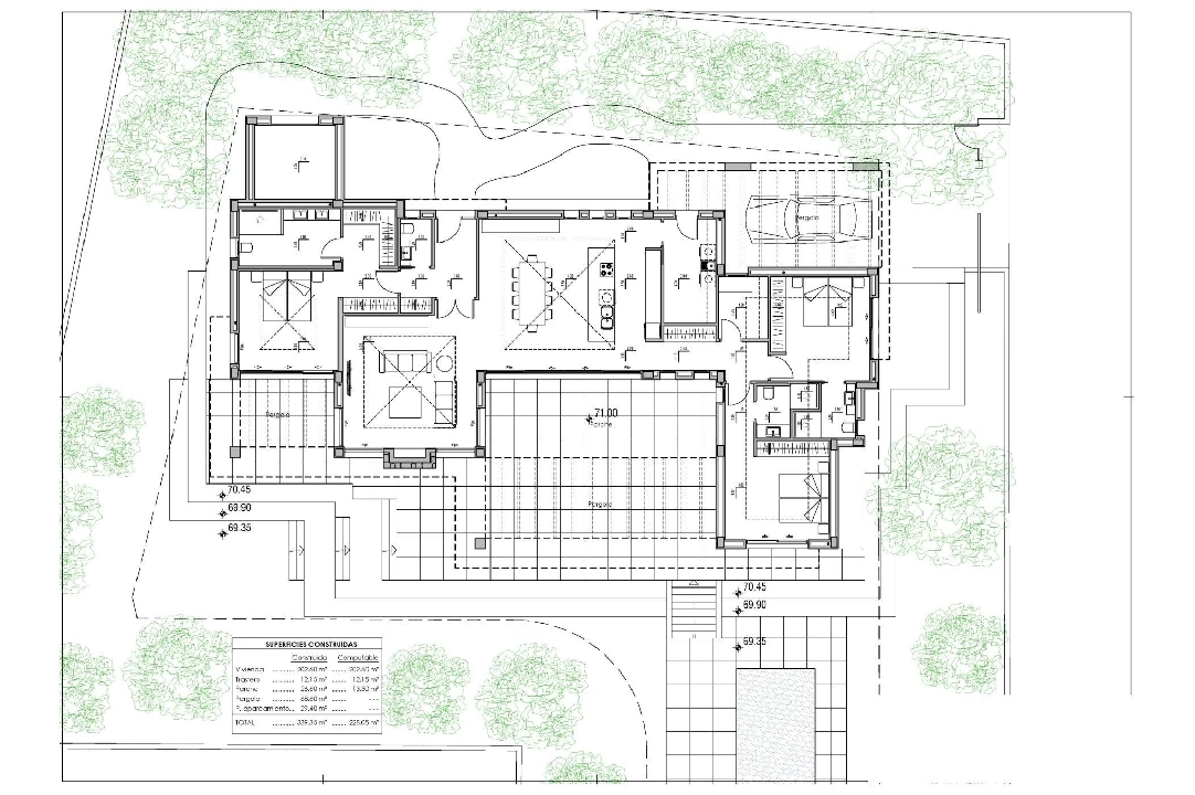 Villa in Javea te koop, woonoppervlakte 420 m², Bouwjaar 2023, Airconditioning, grondstuk 1741 m², 4 slapkamer, 5 badkamer, Zwembad, ref.: AM-12003DA-14