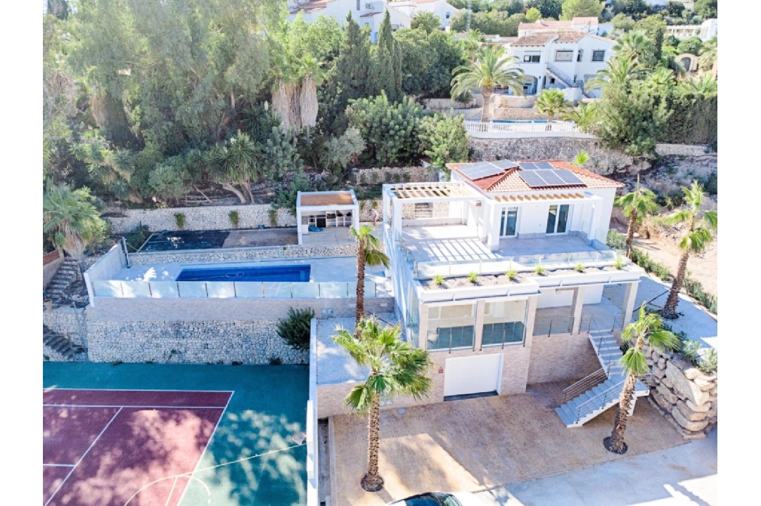 Villa in Moraira te koop, woonoppervlakte 480 m², Bouwjaar 2023, Airconditioning, grondstuk 1140 m², 3 slapkamer, 3 badkamer, Zwembad, ref.: AM-12058DA-29