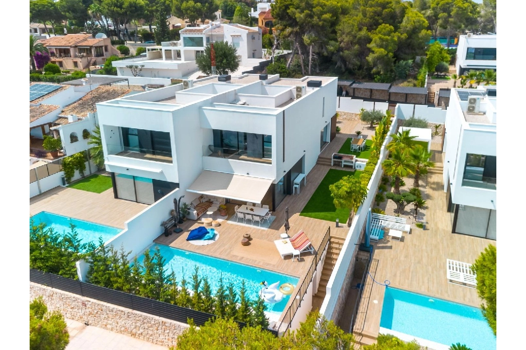 Villa in Moraira te koop, woonoppervlakte 182 m², Airconditioning, grondstuk 500 m², 4 slapkamer, 3 badkamer, Zwembad, ref.: AM-12207DR-37