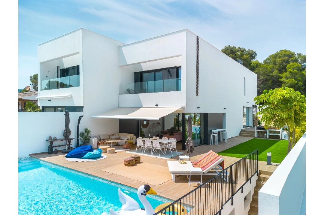 Villa in Moraira te koop, woonoppervlakte 182 m², Airconditioning, grondstuk 500 m², 4 slapkamer, 3 badkamer, Zwembad, ref.: AM-12207DR-39